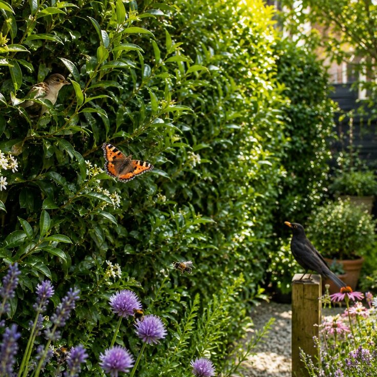 Diervriendelijke tuin aanleggen? Gebruik een haagplant