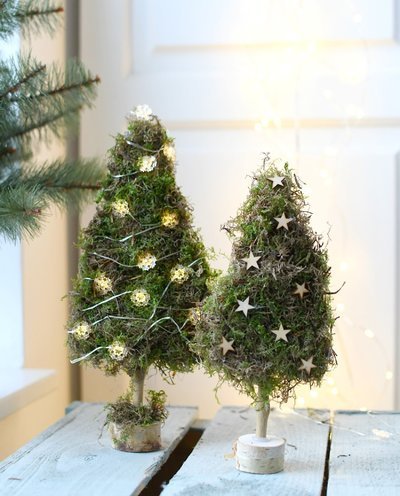 DIY Kerstboompjes van mos maken met Christmaholic (Do It Yourself)
