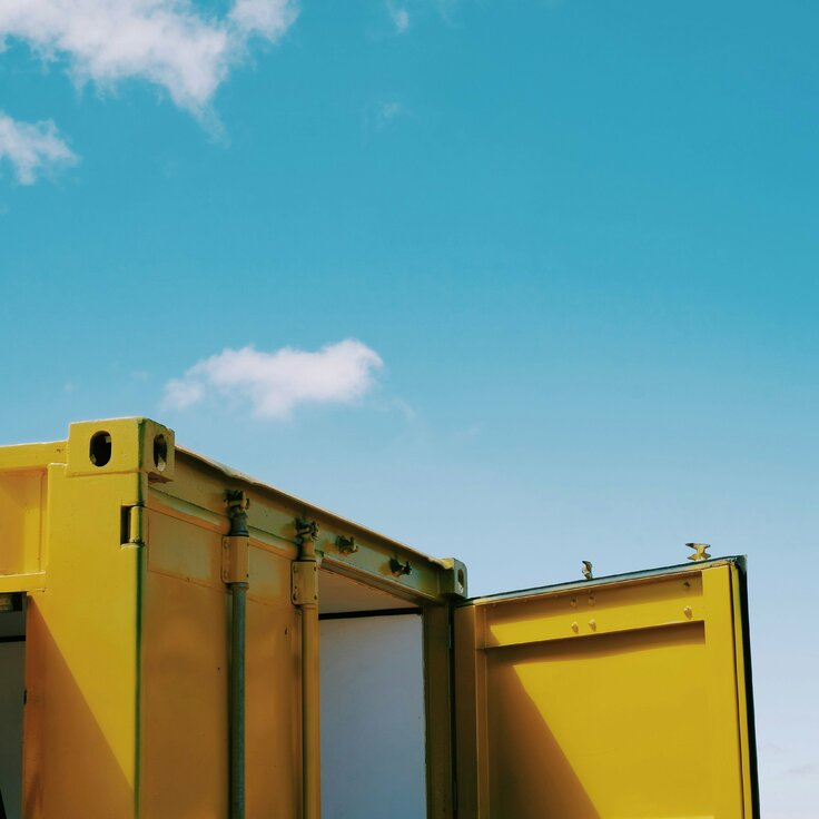 Een opslag container voor het tuinieren (Tuinieren)