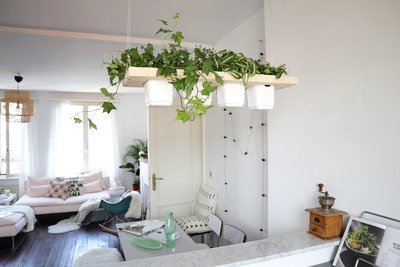 DIY: hangend houten plantenrekje (Do It Yourself)