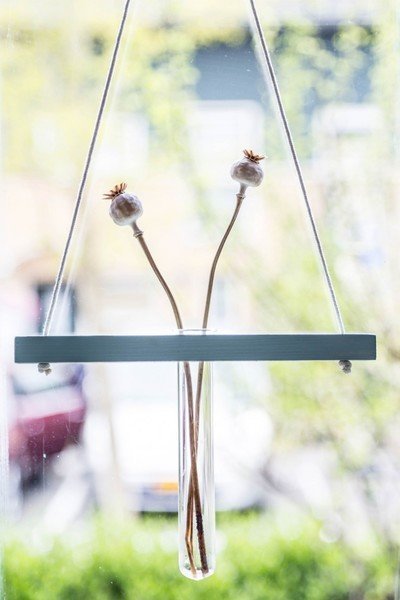 DIY Een origineel hangend vaasje (Do It Yourself)