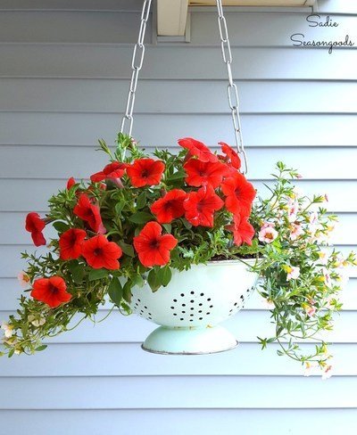 DIY: Vintage hanging basket (Do It Yourself)