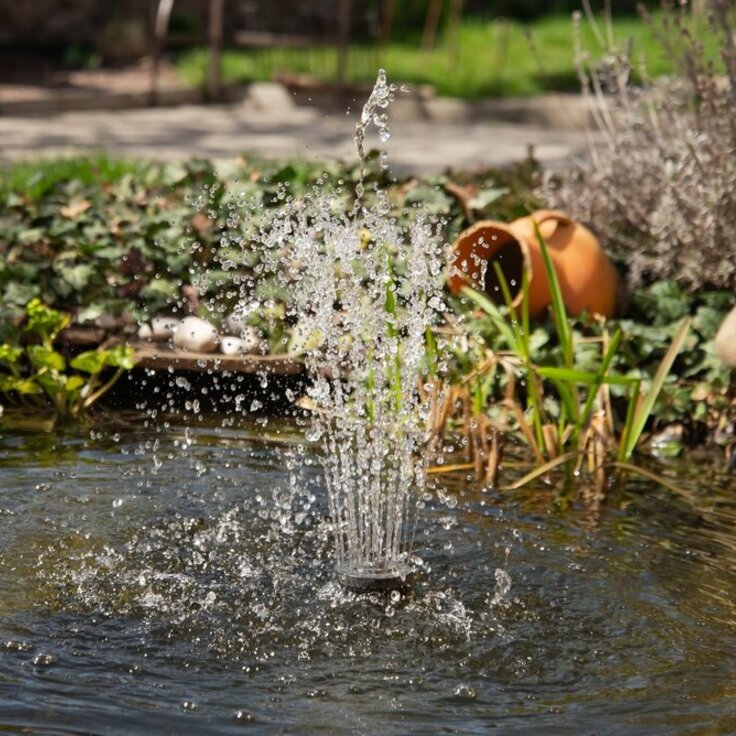 'Water in de tuin'