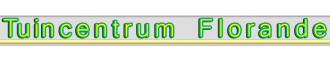 Logo Tuincentrum Florande